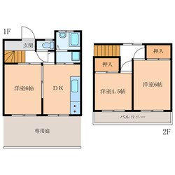 ベリーハイツの物件間取画像